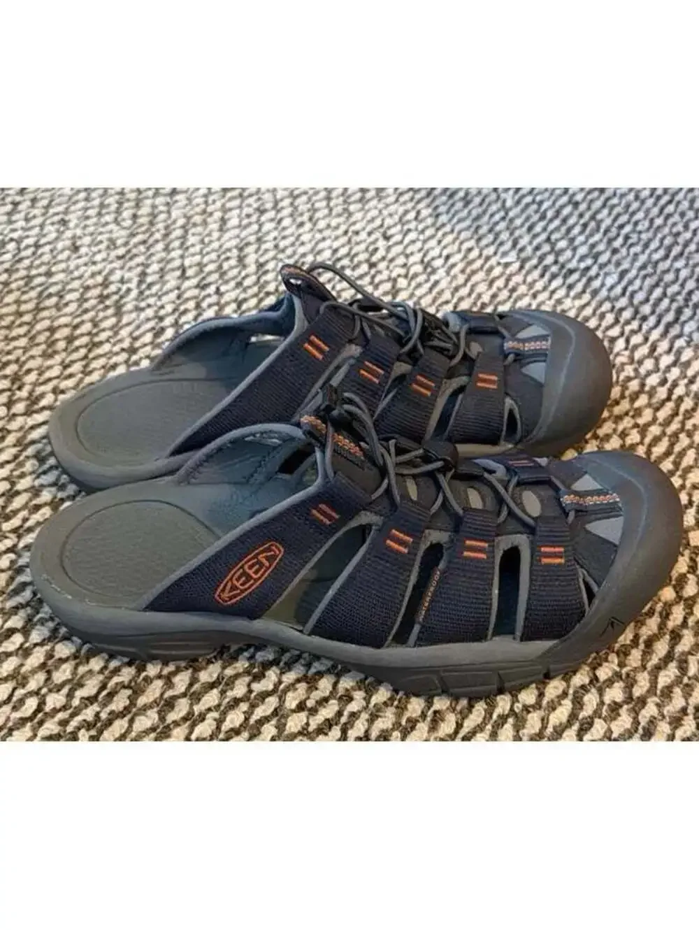 Keen Newport Slide Sky Captain/Bombay Brown Men's 10.5 Water Fisherman Sandals